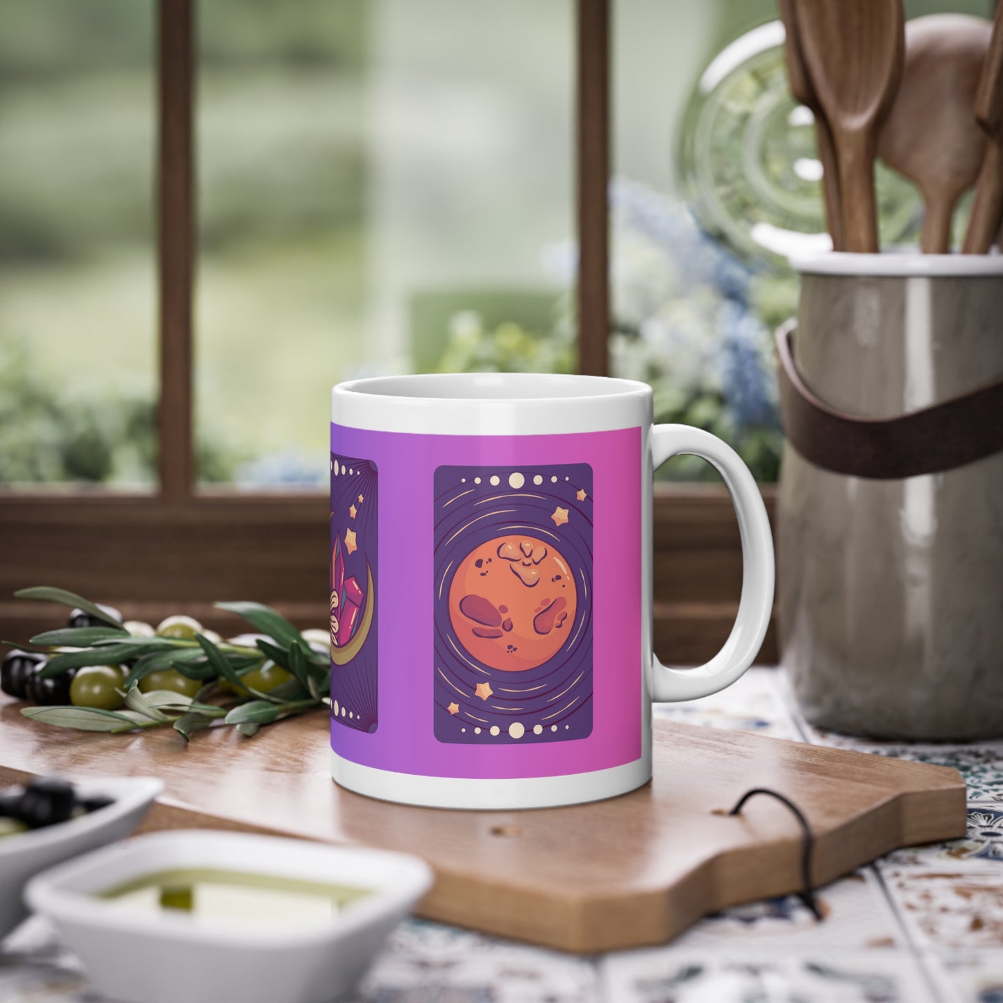Witchy Tarot Card Mug - Standard Mug, 11oz = 330ml - Spirituelle Tasse - Witchy Vibes - Geschenkidee - Spiritualität
