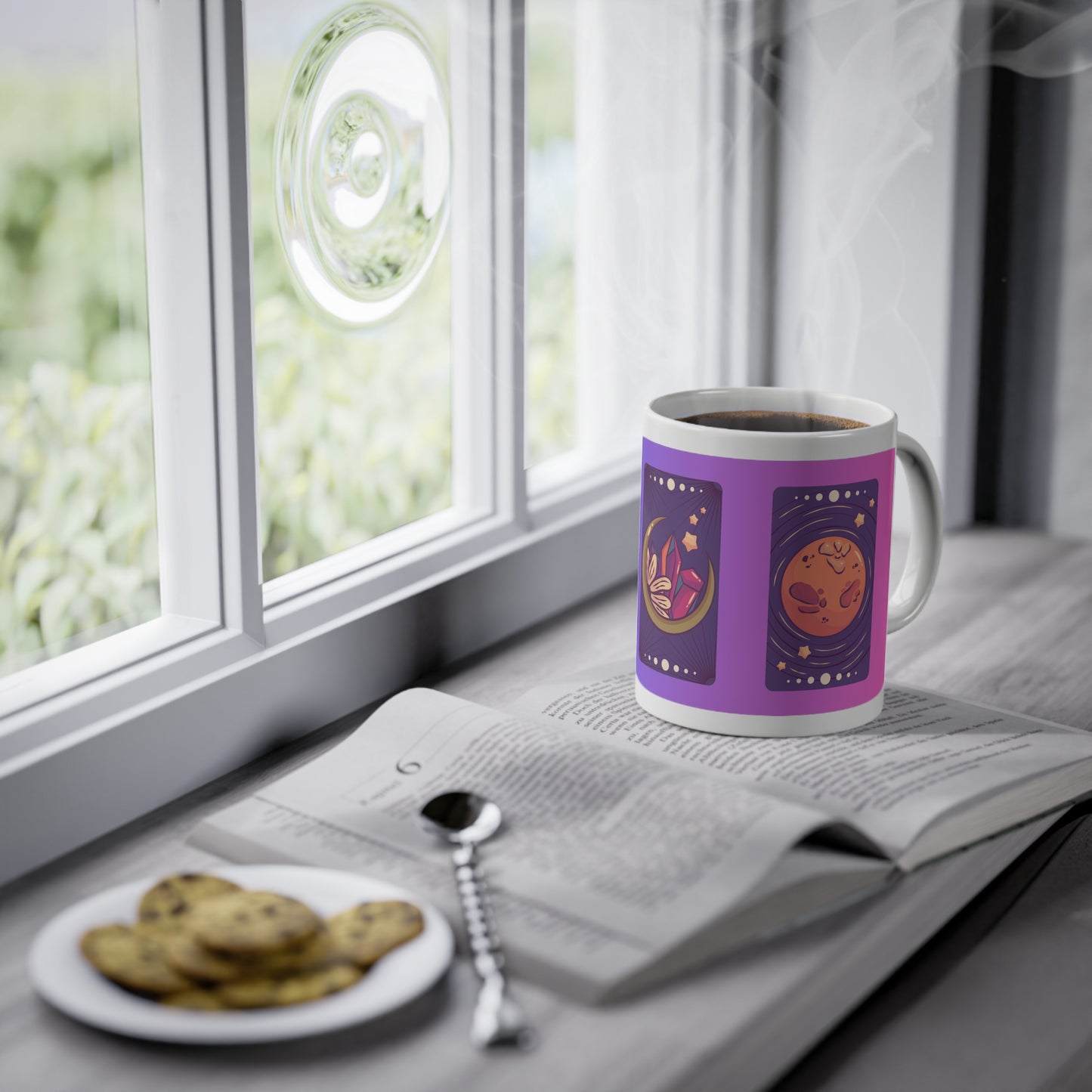 Witchy Tarot Card Mug - Standard Mug, 11oz = 330ml - Spirituelle Tasse - Witchy Vibes - Geschenkidee - Spiritualität