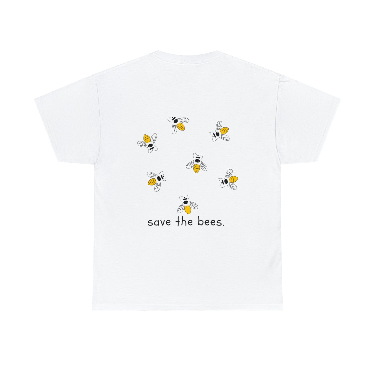 Save the Bees T-Shirt – Nachhaltiges Statement Shirt mit Bienen-Motiv | Unisex & Bio-Look