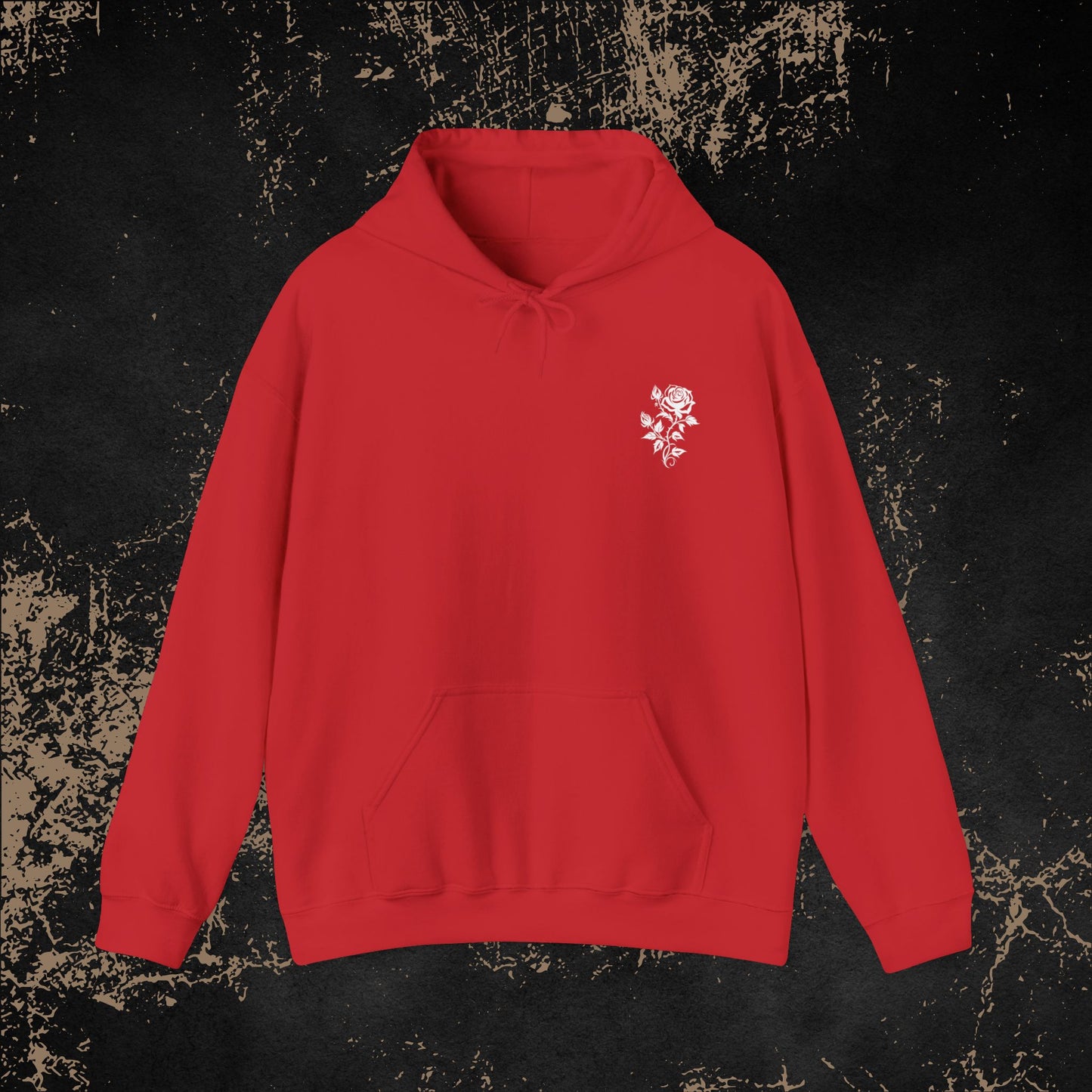 Rose Blossoms Hoodie | Our essence of love is overflowing | Unisex hooded Sweatshirt | beautiful Roses - printed front and back! - available in 4 different colors