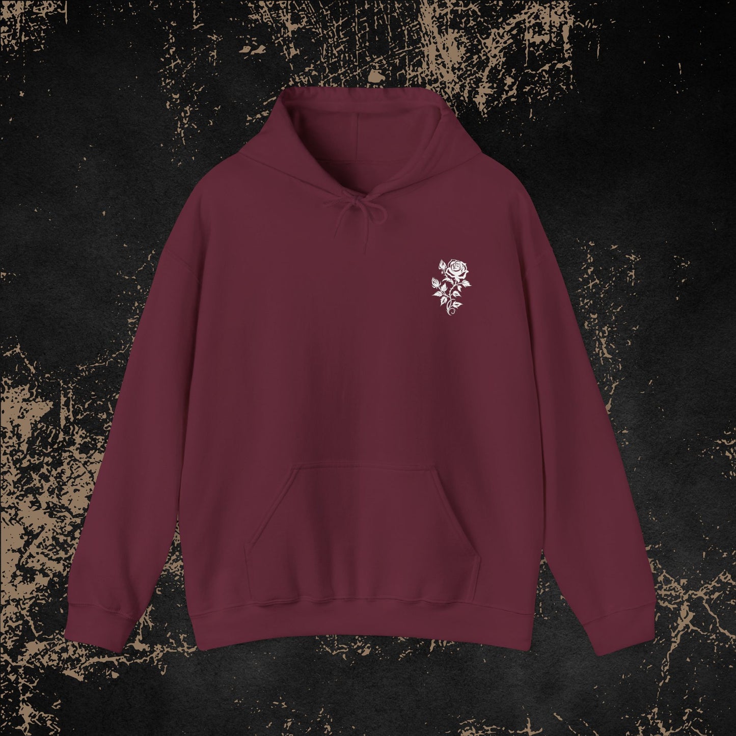 Rose Blossoms Hoodie | Our essence of love is overflowing | Unisex hooded Sweatshirt | beautiful Roses - printed front and back! - available in 4 different colors