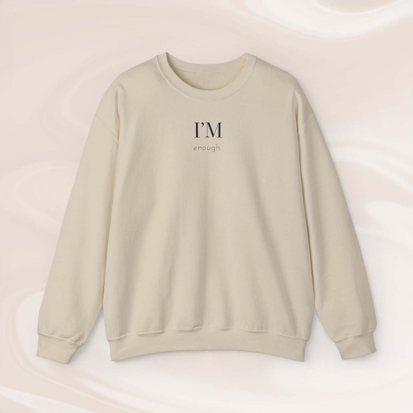 I'm enough - Ich bin genug - Selbstliebe Sweater - Message - Unisex Heavy Blend™ Crewneck Sweatshirt - Selflove