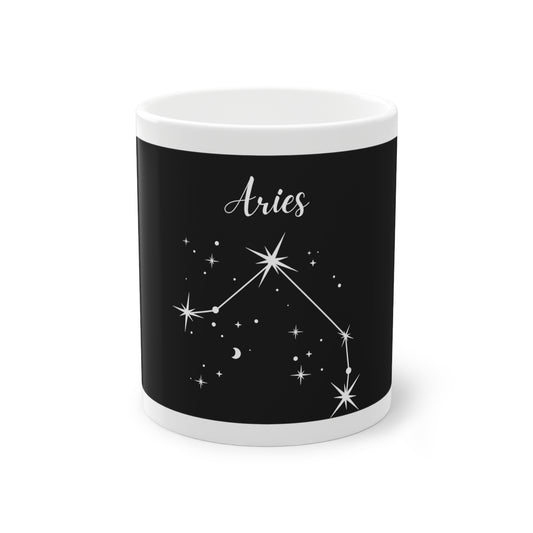 Aries Mug 11oz=330ml, Astrology, Widder, Giftidea, Christmas, Pink Mug, Sternzeichen Tasse