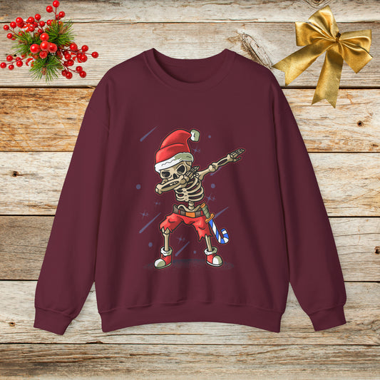 Merry Christmas dubbing dancing Skelleton Sweater - Unisex Sweatshirt - many colors - Giftidea  - Pullover - Weihnachten - Skelett