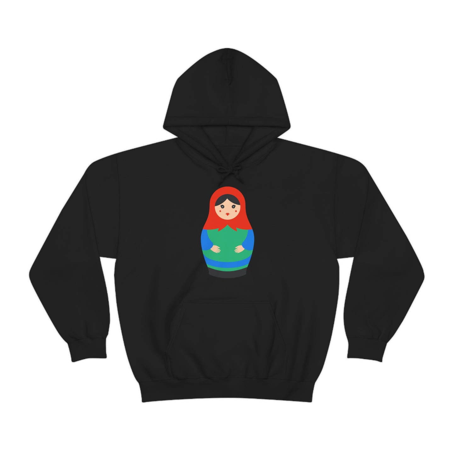 Colorful unisex Matryoshka Doll Hoodie Heavy Blend Hooded Sweatshirt