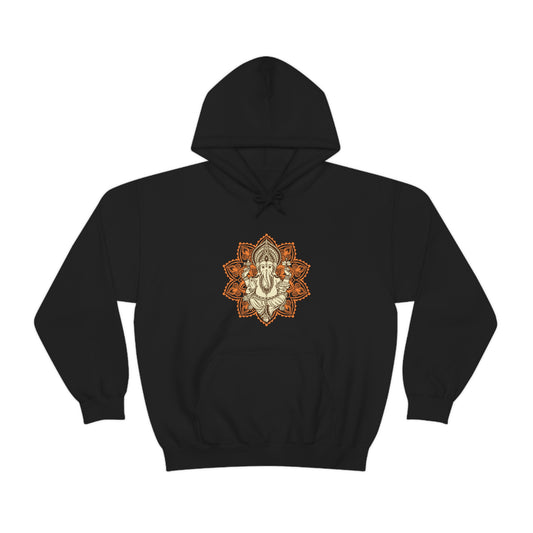 Lord Ganesh Unisex Hoodie, Hindu God Ganesha, Buddhism, 5 colors available, Hooded Sweatshirt