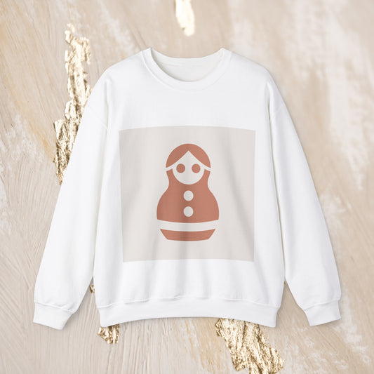 Matryoshka Doll - Unisex - Heavy Blend Crewneck Sweatshirt - Russian Doll Sweater - Gift Idea