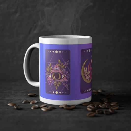 Witchy Tarot Card Mug - Standard Mug, 11oz = 330ml - Spirituelle Tasse - Witchy Vibes - Geschenkidee - Spiritualität