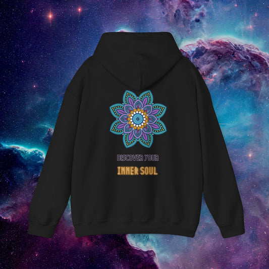 Spiritual discover your inner Soul - Mystical Unisex Hoodie - Universe Hooded Sweatshirt