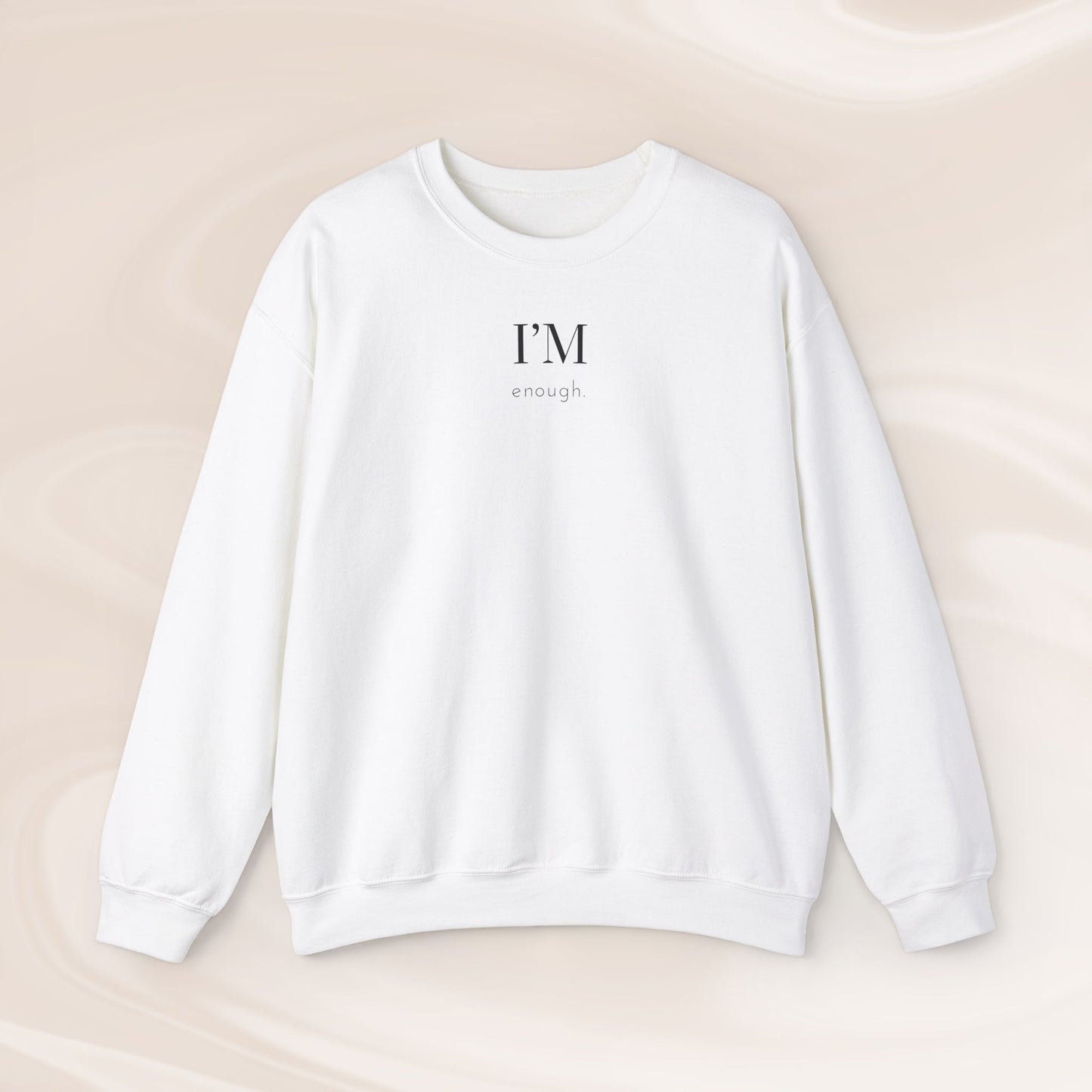 I'm enough - Ich bin genug - Selbstliebe Sweater - Message - Unisex Heavy Blend™ Crewneck Sweatshirt - Selflove