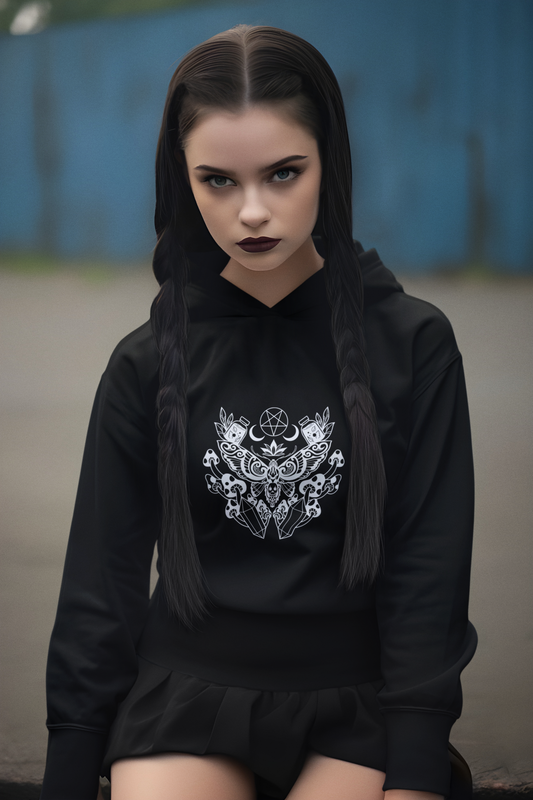 Witchy Pentagram Pentacle Hoodie - Unisex - Mystical Hoodie - Boho - Gothic - Dark Academia Hoodie