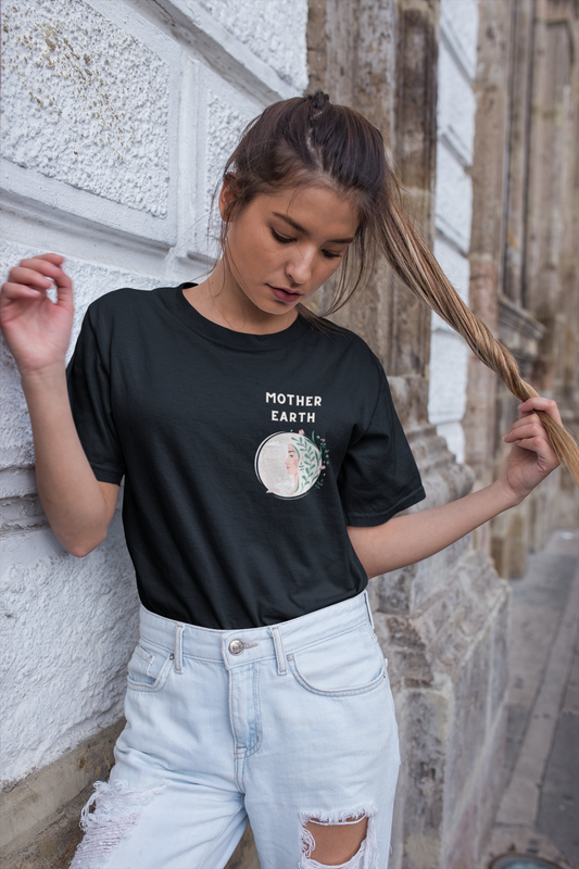 MOTHER EARTH Unisex Shirt | Mutter Erde T-Shirt | Mother Gaia | Heavy Cotton Tee | 100% Cotton | Baumwolle